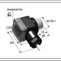 Оптический датчик ВБО-М18-15У-511(2)3-СА.51(2м)
