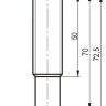 Габаритный чертеж ISB A41A-21-5-LP