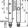 Габаритный чертеж ISB IC02B-31N-2-LS40