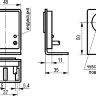 Габаритный чертеж ISB M6A-32P-15-L