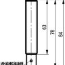 Габаритный чертеж ISN E24A-12-4-L