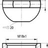 Габаритный чертеж OB14