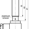 Габаритный чертеж OY AT44A-2-10-P