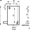 Габаритный чертеж ISB I2A-32N-2-L