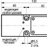 Габаритный чертеж ISB IT124P-43N-15-L