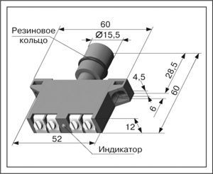 Индуктивный датчик ВБИ-Б16-60К-2252-Л