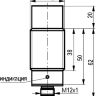 Габаритный чертеж ISN EC8A-43N-15-LS4