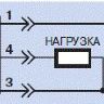 Схема подключения индуктивный датчик  ВБИ-Ф60-40Р-1111-З.5
