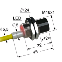 Индуктивный датчик ВБИ-М18-34С-2112-З(Upg)