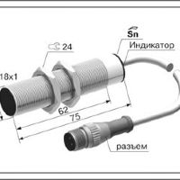 Емкостной датчик ВБЕ-М18-76УР-1121-ЗА