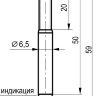 Габаритный чертеж ISB AC0B-31N-1,5-LS402