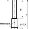 Габаритный чертеж ISN EC14B-31N-4-LS4