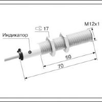 Индуктивный датчик ВБИ-М12-70У-1252-Л