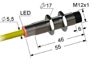 Индуктивный датчик ВБИ-М12-55У-2112-З(Upg)