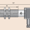 Индуктивный датчик ВБИ-М18-86К-2132-Л	