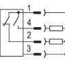 Схема подключения OU NC3A5-43P-R20-LZS4