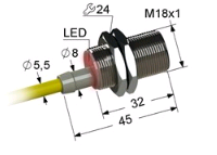 Индуктивный датчик ВБИ-М18-34С-1111-С.51(Upg)