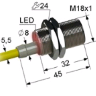 Индуктивный датчик ВБИ-М18-34С-1111-С.51(Upg)