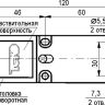 Габаритный чертеж ISN IC12P-32N-20-LZS4