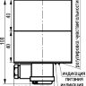 Габаритный чертеж ISN HT6A5-02G-R50E-L