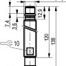 Габаритный чертеж ISB WC25S8-31N-1,5-ZS4-5