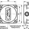 Габаритный чертеж ISN IC81P5-31N-R35-LZS4