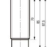 Габаритный чертеж ISB A81A-12-10-LZ-C