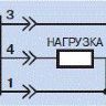 Схема подключения индуктивный датчик  БИ-Ф60-40Р-2121-З.5
