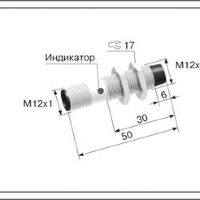 Индуктивный датчик ВБИ-М12-50Р-2121-З.6