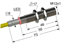 Индуктивный датчик ВБИ-М12-55С-1111-З(Upg)