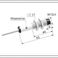 Индуктивный датчик ВБИ-М12-60У-2121-З.6