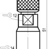 Габаритный чертеж CS S251-3