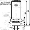 Габаритный чертеж CSN EC48B8-43N-20-LZS4-P1