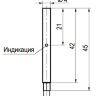 Габаритный чертеж ISB C03B-31P-0,8-LP