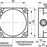 Габаритный чертеж CSN IC81P5-31N-40-LZS4