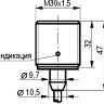Габаритный чертеж ISB BF7A-32P-10-L-C