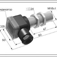 Индуктивный датчик ВБИ-М18-50К-1111-З