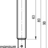 Габаритный чертеж OV AC25A-31N-100-LS4-B