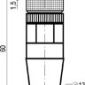 Габаритный чертеж CS S254-3