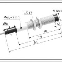 Индуктивный датчик ВБИ-М12-70С-2251-Л