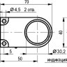 Габаритный чертеж ISB RC1A5-31N-R30-LZS4