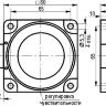 Габаритный чертеж ISN RC2P5-32P-R50-LZS4