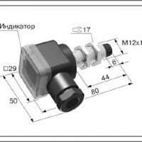 Индуктивный датчик ВБИ-М12-45К-2111-З