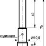 Габаритный чертеж ISB AC12B-311N-1,5-LS4