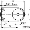 Габаритный чертеж ISB RC1A5-31N-R5-LZS4