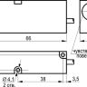 Габаритный чертеж ISB I1P-5-N