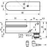 Габаритный чертеж OMG NC02A5-43N-R2-LZS4