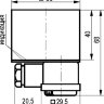 Габаритный чертеж ISB DT10A-31N-25-LZ