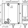 Габаритный чертеж OY I61P-2-32-P