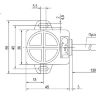 Габаритный чертеж NU I82P-41P12-T-C